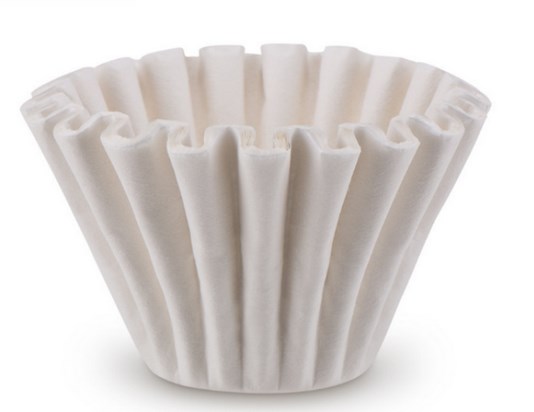 Coffee paper filter bowl shape 1-4 cups white diguo 40pcs-KR010463