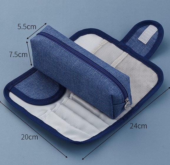 حقيبة لحفظ ادوات المدرسة و الالوان C-151 BLUE-KR011379