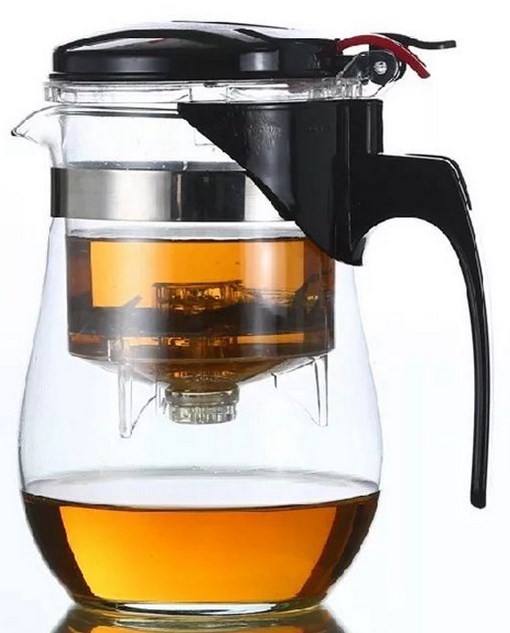 Coffee tea herbal drinks glass maker 650ml-KR011356