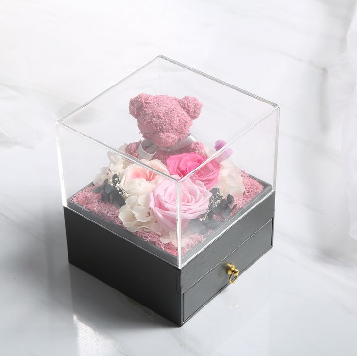 Gift box with rose e-352-KR070156