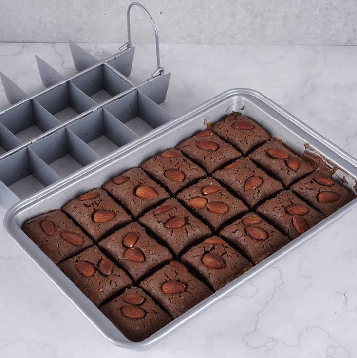 Cake brownies oven plate tray gray-KR070193