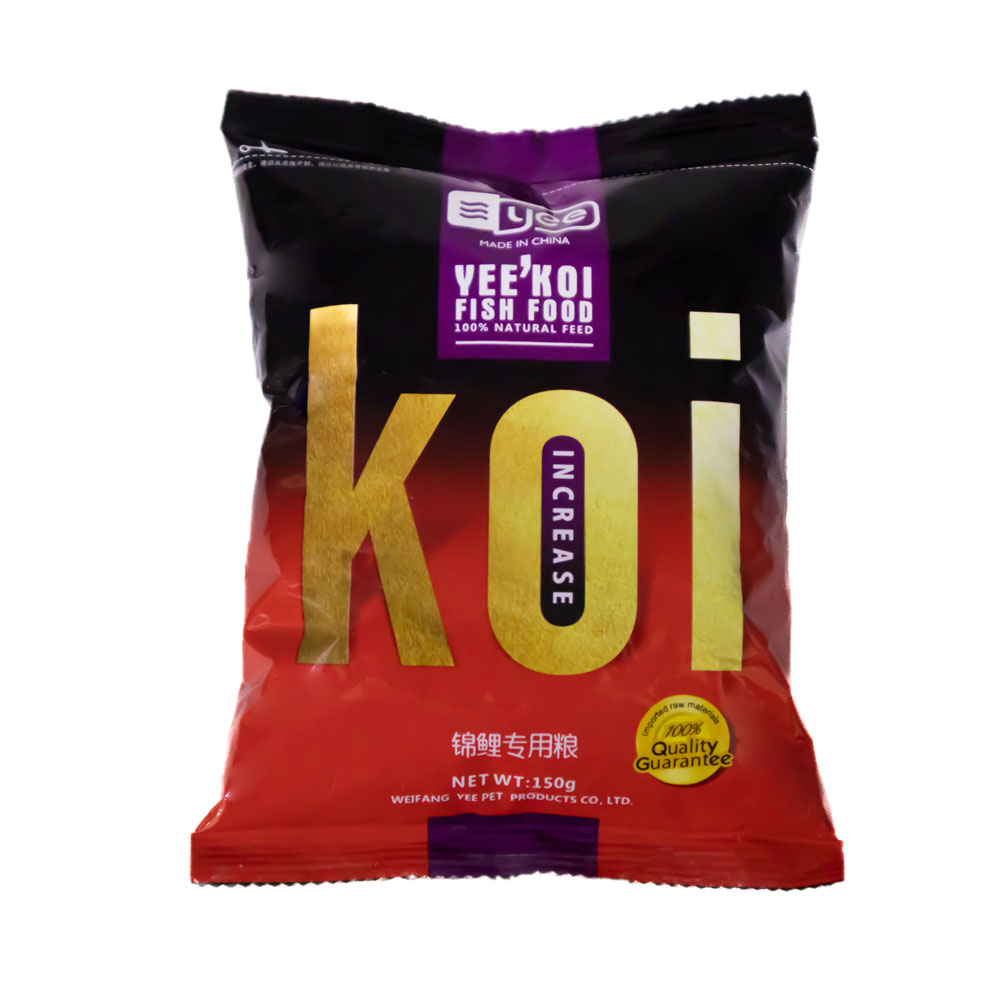 Aquarium fish food for koi and goldfish 1.5mm 150g bag-KR120116