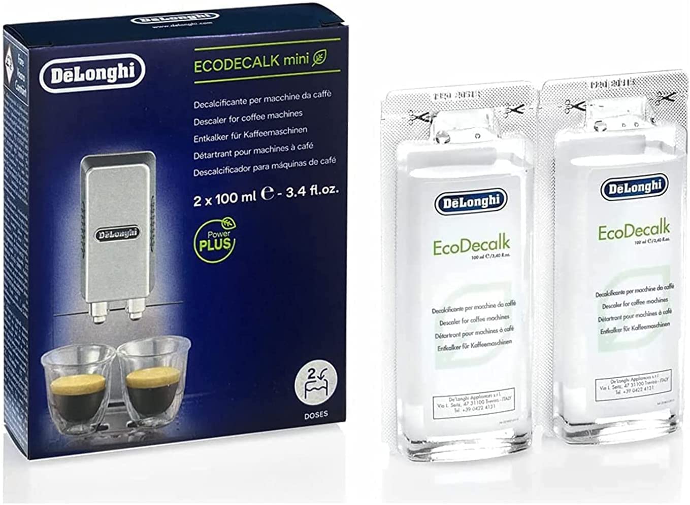 Coffee cleaning eco decalk for delonghi 2pcs-KR010579