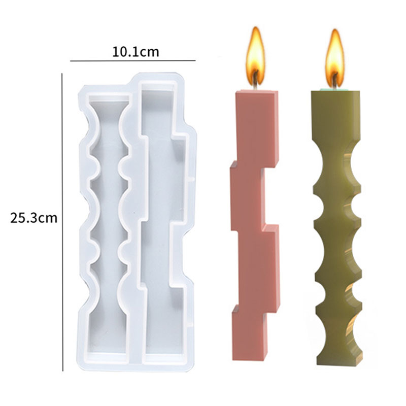 Resin art candles silicone mold F-610