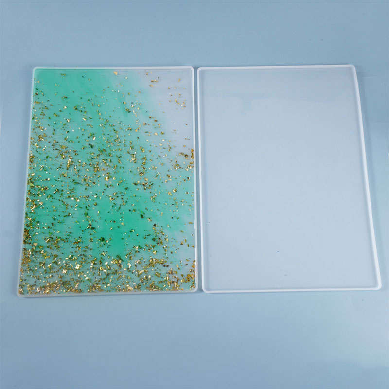 Resin art flat tray silicone mold F-620-AR010226