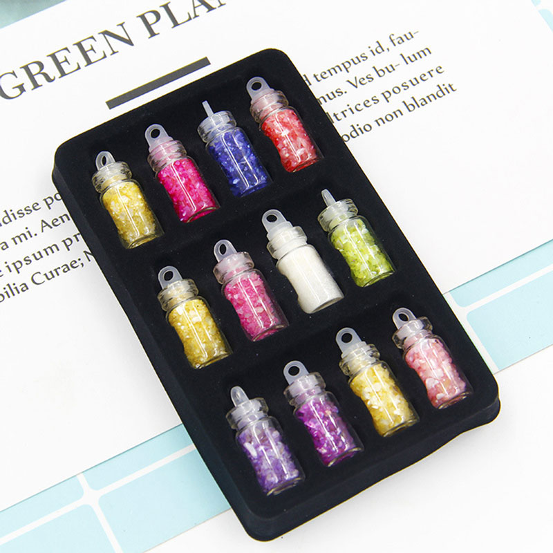 Resin and nails art particle set of 12 types g-295-AR010257