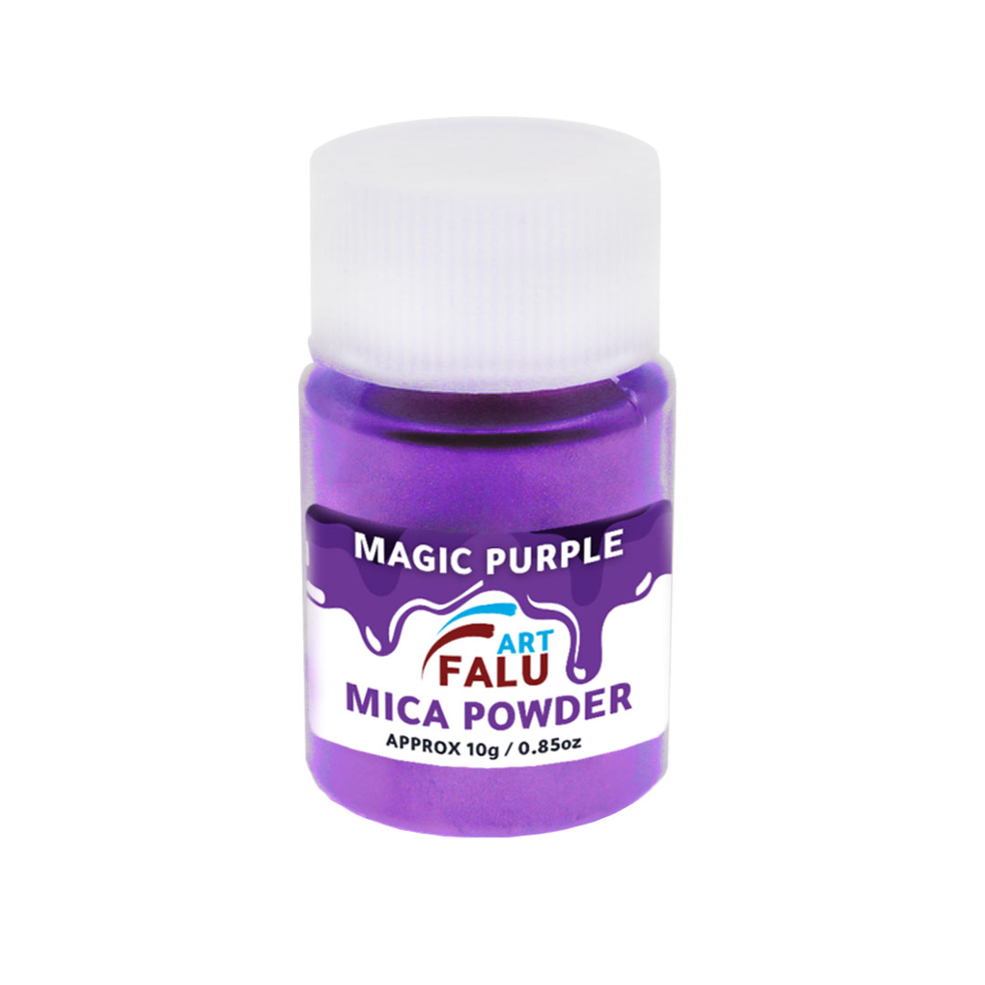 Falu Art Mica powder 10G for resin and candle and soap - magic purple-AR010325