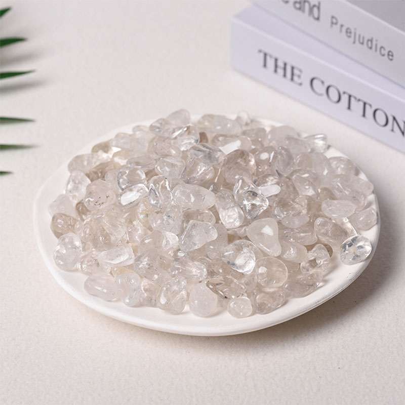 Polished natural stones 9-12mm crystal 100g-AR010338
