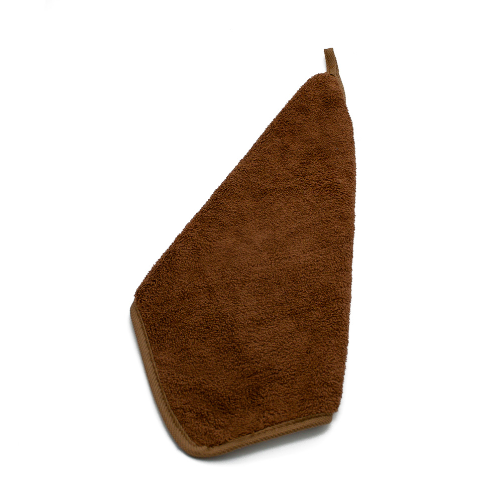 Coffee towel with metal brown-KR010576