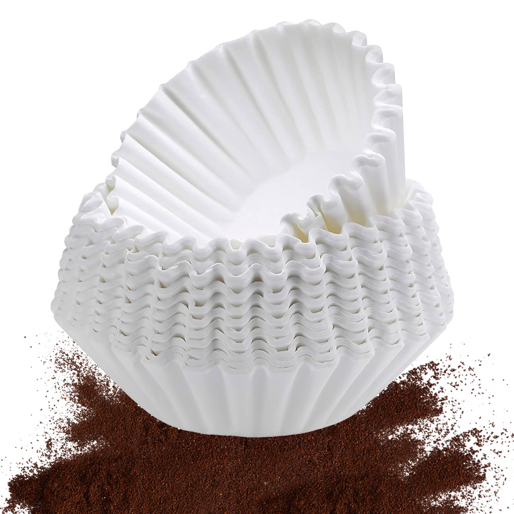 Coffee paper filter bowl shape 152mm white diguo 40pcs-KR012055