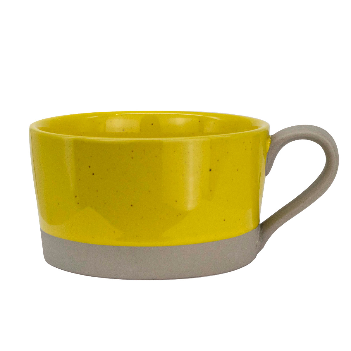 Coffee ceramic bowl e-338 yellow-KR011846