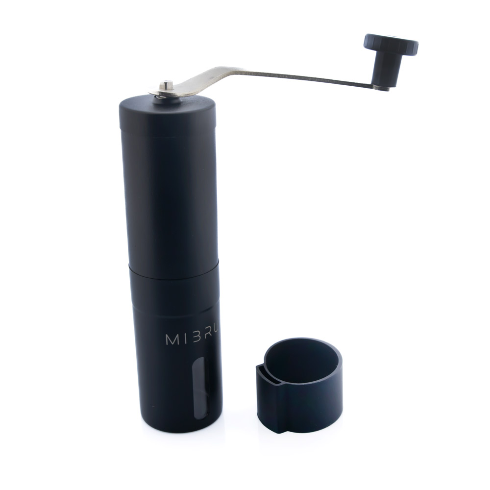Coffee manual grinder ss304 black-with ruber holder-KR011951