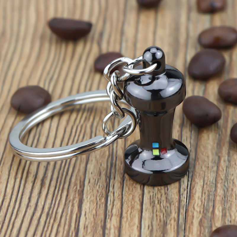 Coffee keychain tamper black-KR012225