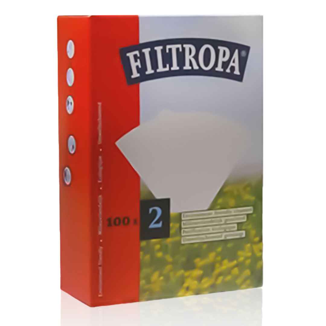 COFFEE FILTER FILTROPA WHITE SIZE 2-KR012287