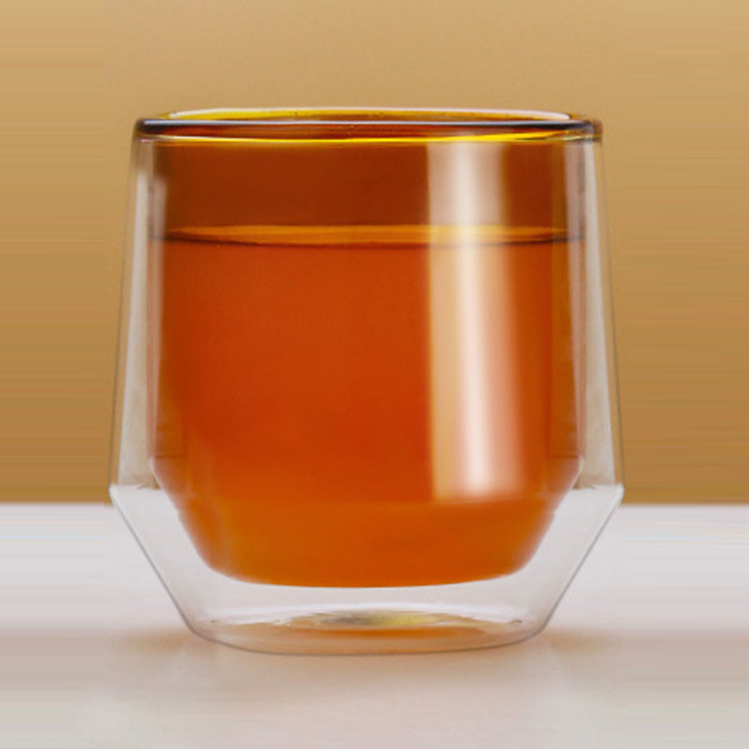 COFFEE VACCUM GLASS CUP 190ML YELLOW-KR012466