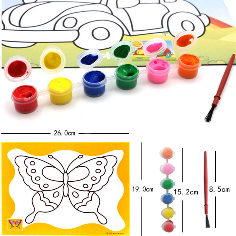 Art coloring picture for kids-KR012522