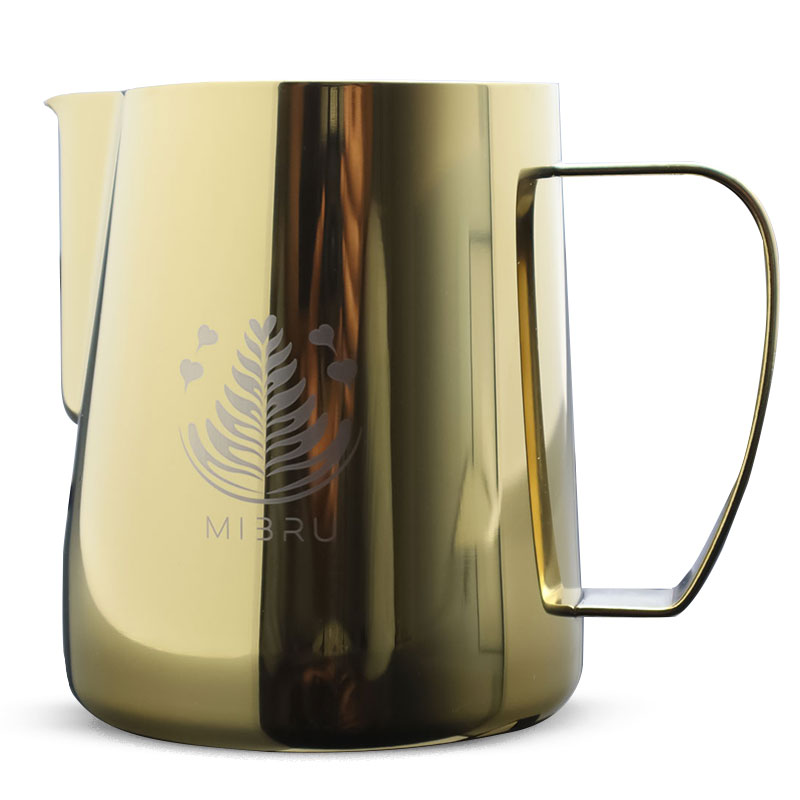 Coffee milk froathing pitcher 600ml gold from MIBRU-KR012560