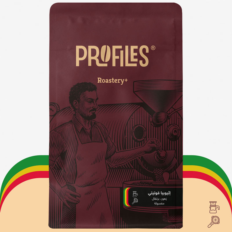 COFFEE BEAN PROFILES ROASTERY ETHIOPIA GOTITI 250G-KR012747