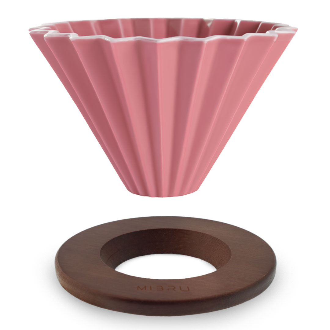 Coffee ciramic dripper zigzag v01 1-2 cups pink-KR012940