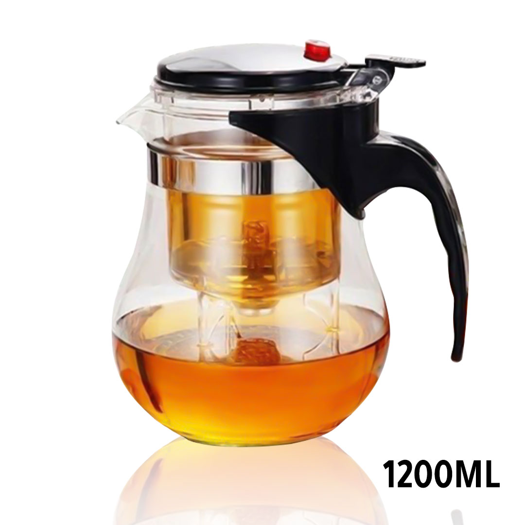 Coffee tea herbal drinks glass maker 1200ml-KR012961