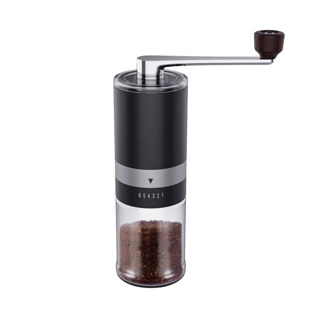 Coffee manual grinder SS Glass G-1208 black-KR013005
