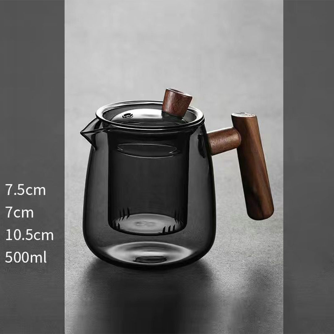 Tea and herbal glass jug 500ml G-1388-KR013018