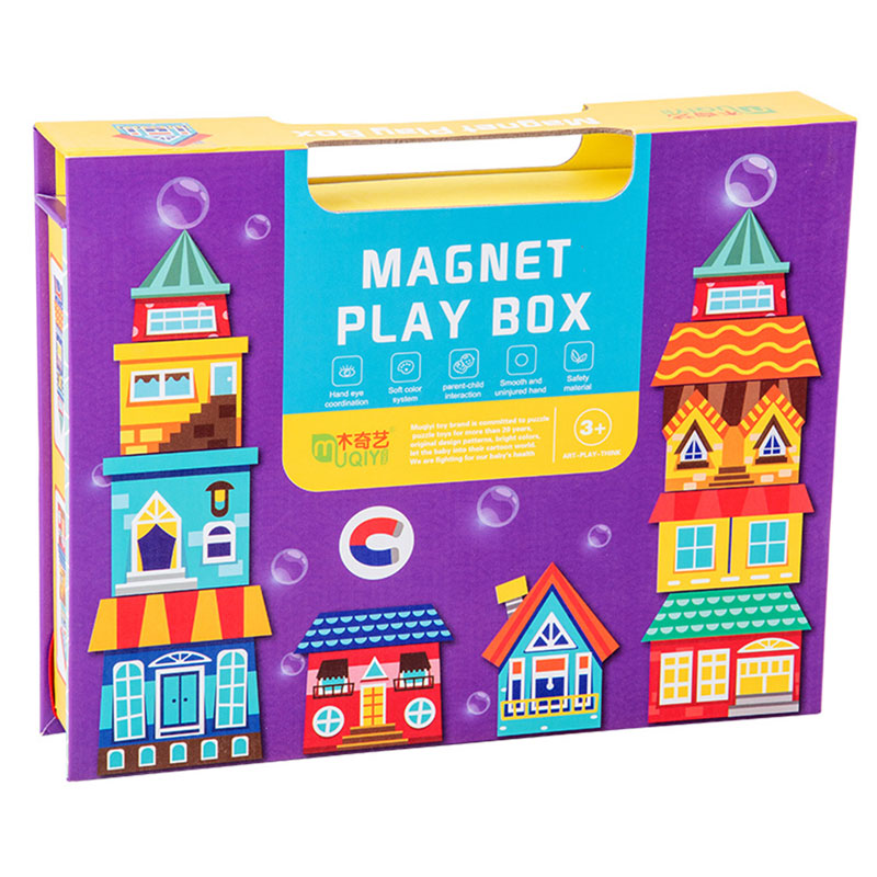 Children's educational magnetic toy box in palaces kt-052-KR110134