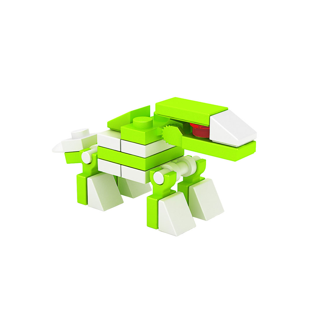 A set of educational cubes for children 8 toys in the shape of a dinosaur kt-125-KR110207
