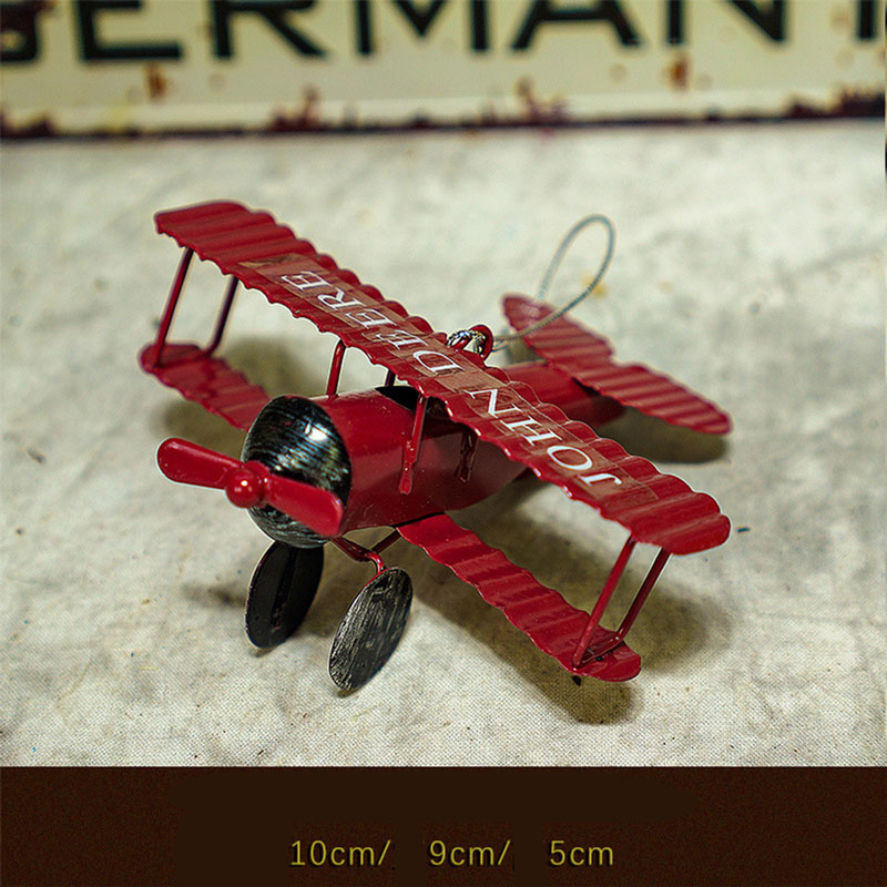 Metal plane model red cd-42-KR130311