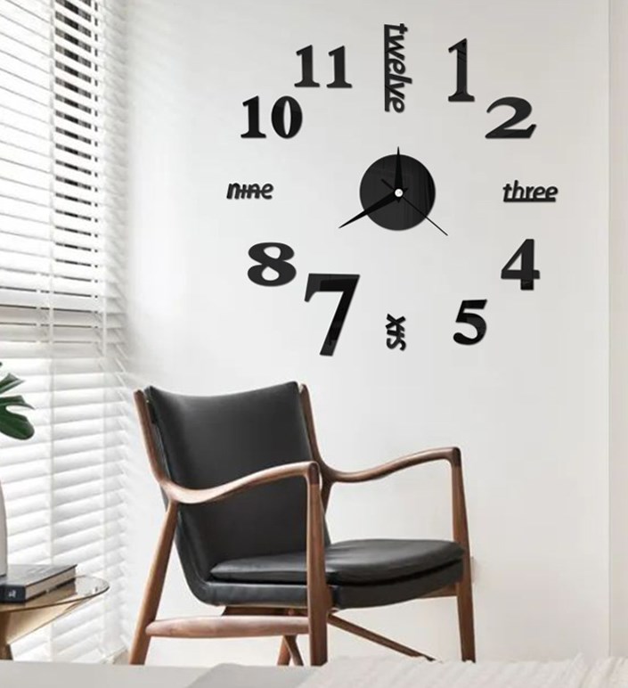 Wall stick clock e-248 40cm-KR070137